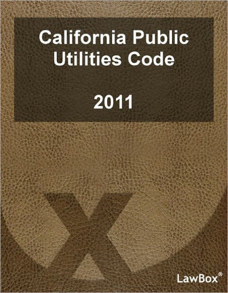 California Public Utilities Code 2011