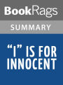 'I' Is for Innocent by Sue Grafton l Summary & Study Guide