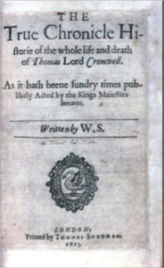 Title: The Life and Death of Lord Cromwell, Author: Unknown