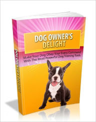 Title: Dog Owner's Delight, Author: Anonymous