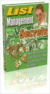 Title: Higher Profit Margins - List Management Secrets, Author: Irwing