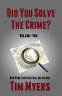 Did You Solve The Crime Mystery Short Stories Volume 2