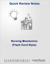 Title: Nursing Mnemonics (Flash Card Style), Author: Christie