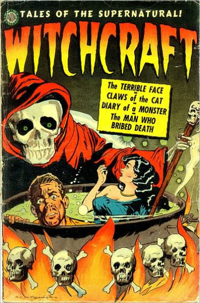 Vintage Horror Comics: Witchcraft No. 4 Circa 1952: The Man Who Bribed Death