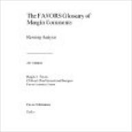 Title: The FAVORS Glossary of Margin Comments: Revising Analysis, Author: Regina Y. Favors