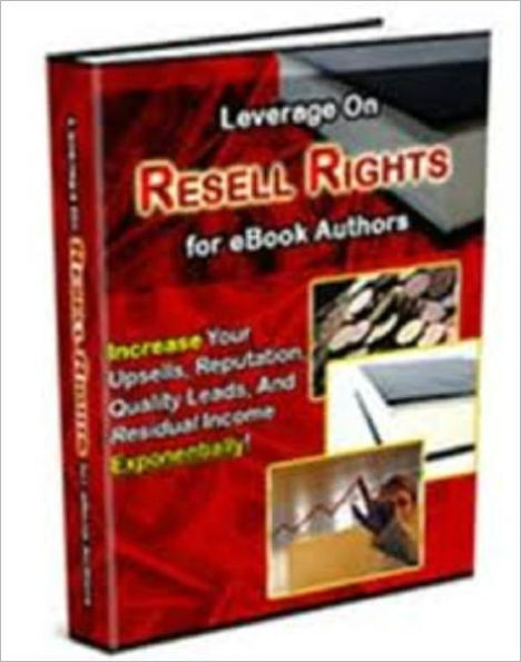 Leverage On Resell Rights for eBook Authors