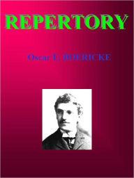 Title: REPERTORY: Homeopathy, Author: Oscar E. BOERICKE