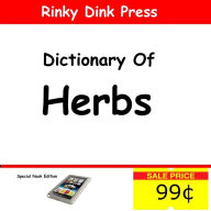 Title: Dictionary of Herbs, Author: Jack Earl