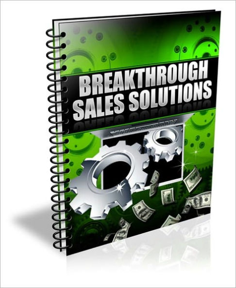 Breakthrough Sales Solutions - Learn the New Web Site Promotional Ideas