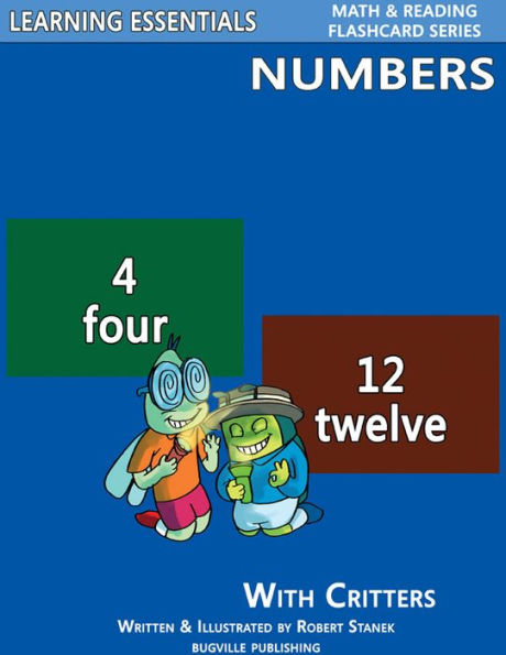 Number Flash Cards: Numbers and Critters (Learning Essentials Math & Reading Flashcard Series)