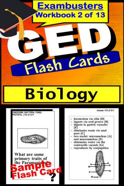 GED Study Guide Biology Review--GED Science Flashcards--GED Prep Workbook 2 of 13