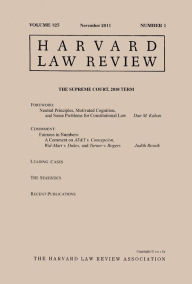 Title: Harvard Law Review: Volume 125, Number 1 - November 2011, Author: Harvard Law Review