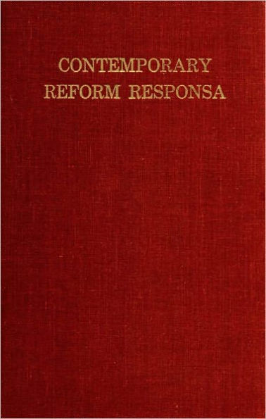 Contemporary Reform Responsa