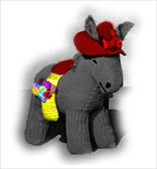 Donkey & Donkey Baby Crochet Pattern - Stuffed Donkey Pattern (#104)