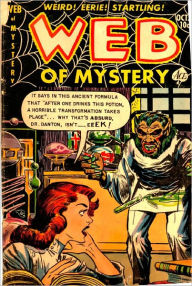 Title: Web of Mystery Number 14 Horror Comic Book, Author: Lou Diamond