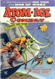 Title: Atom Age Combat Number 5 War Comic Book, Author: Lou Diamond