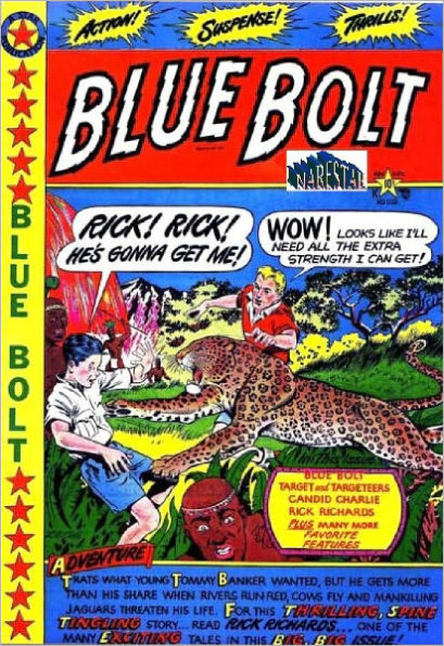 Blue Bolt Number 102 Superhero Comic Book