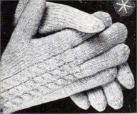 Title: Vintage Patterns for Knitting Gloves for Women and Men, Author: Unknown