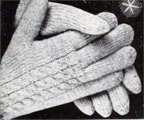 Vintage Patterns For Knitting Gloves For Women And Men Nook Book