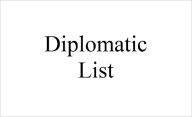 Title: Diplomatic List, Author: www.survivalebooks.com