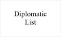 Diplomatic List