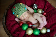 Title: polka dot xmas hat, Author: crochetmylove designs