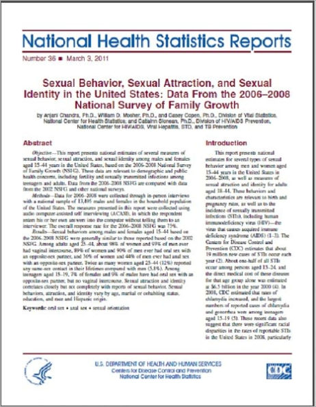 Sexual Behavior, Sexual Attraction, and Sexual Identity in the United States: Data From the 2006–2008 National Survey of Family Growth