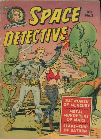 Space Detective Number 2 Science Fiction Comic Book
