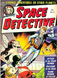 Title: Space Detective Number 4 Science Fiction Comic Book, Author: Lou Diamond