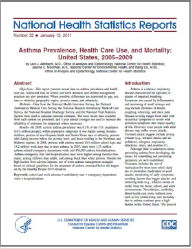 Title: Asthma Prevalence, Health Care Use, and Mortality: United States, 2005–2009, Author: Lara J. Akinbami