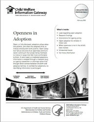 Title: Openness in Adoption, Author: Child Welfare Information Gateway