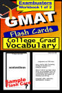 GMAT Study Guide College Graduate Vocabulary--GMAT Flashcards--GMAT Prep Workbook 1 of 2