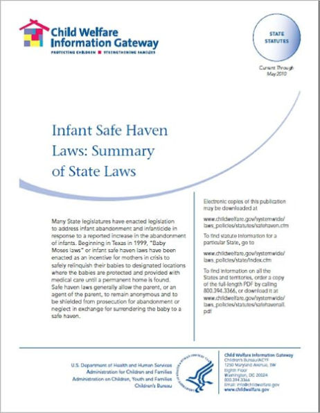 Infant Safe Haven Laws: Summary of State Laws