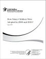 How Many Children Were Adopted in 2000 and 2001?