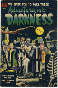 Title: Adventures Into Darkness 6 Horror Comic Book, Author: Lou Diamond