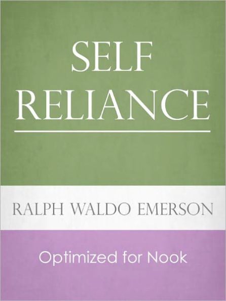 Self Reliance, Optimized for Nook
