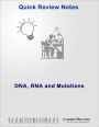 Quick Review: DNA, RNA and Mutation Types