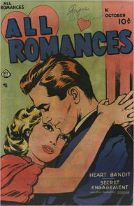 Title: All Romances Number 2 Love Romance Comic Book, Author: Lou Diamond