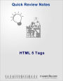 HTML 5 Tags - Quick Review