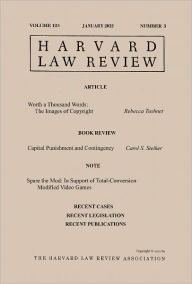 Title: Harvard Law Review: Volume 125, Number 3 - January 2012, Author: Harvard Law Review