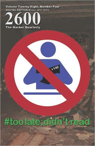 Title: 2600 Magazine: The Hacker Quarterly - Winter 2011-2012, Author: 2600 Magazine