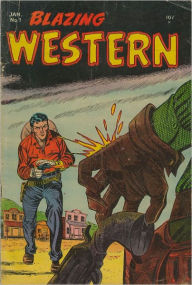 Title: Blazing Western Number 1 Western Comic Book, Author: Lou Diamond