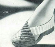 Title: Zapatillas acogedoras, Vintage zapatilla antiguos patrones a Crochet, Author: Unknown