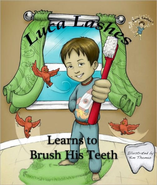 Luca Lashes Learns to Brush His Teeth