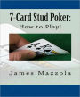 7-Card Stud Poker: Wie um zu spielen!