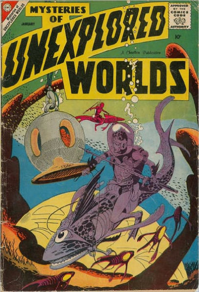 Mysteries Of Unexplored Worlds Number 11 Fantasy Comic Book