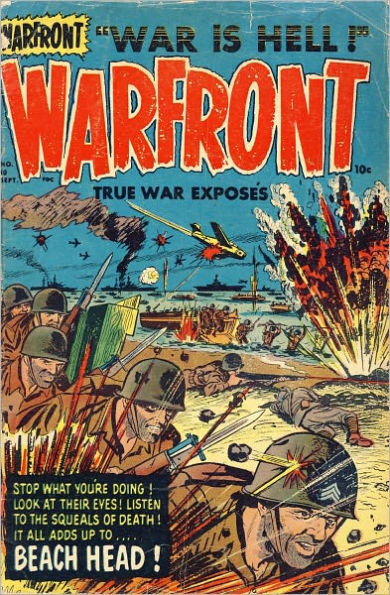 Warfront Number 10 War Comic Book