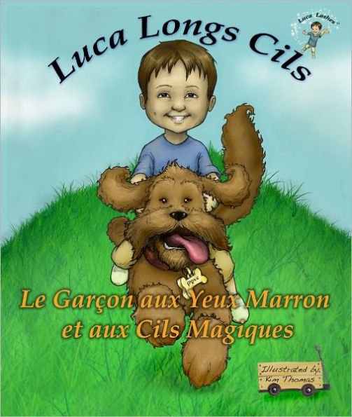 Luca Longs Cils Le Garçon aux Yeux Marron et aux Cils Magiques