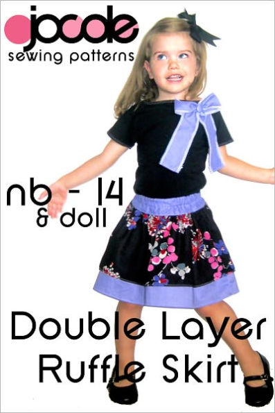 Double Layer Ruffle Skirt - Sewing Pattern