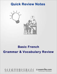 Title: Basic French Grammar and Vocabulary Review, Author: Bose